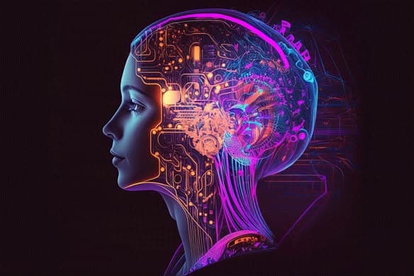 Cerveau humain augmenté par l'intelligence artificielle